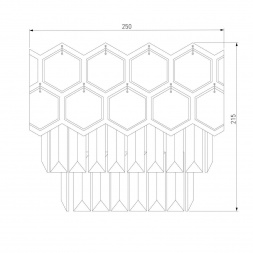 Настенный светильник Eurosvet Ariana 10124/2 золото/прозрачный хрусталь Strotskis