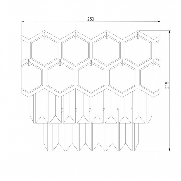 Настенный светильник Eurosvet Ariana 10124/2 золото/прозрачный хрусталь Strotskis