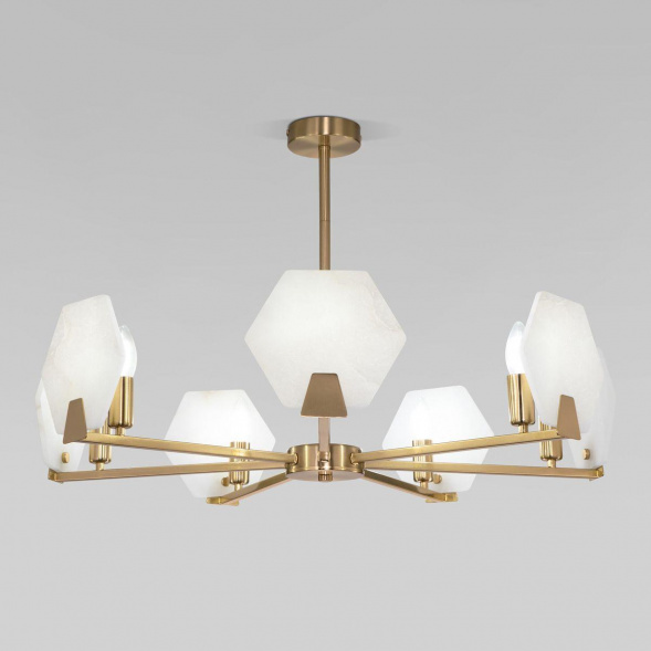 Потолочная люстра Eurosvet Marble 60158/7 латунь