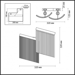Бра Odeon Light Hall Graza 4630/2W