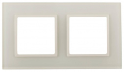 Рамка 2-постовая ЭРА Elegance 14-5102-02 Б0034489