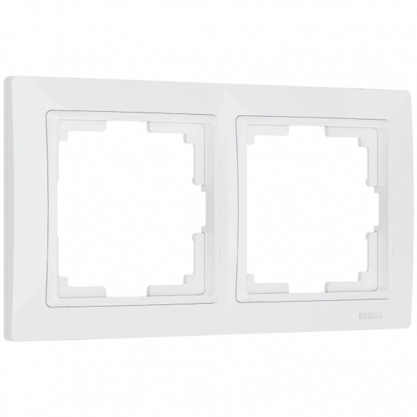 Рамка на 2 поста Werkel Snabb basic белый W0022001 4690389161346