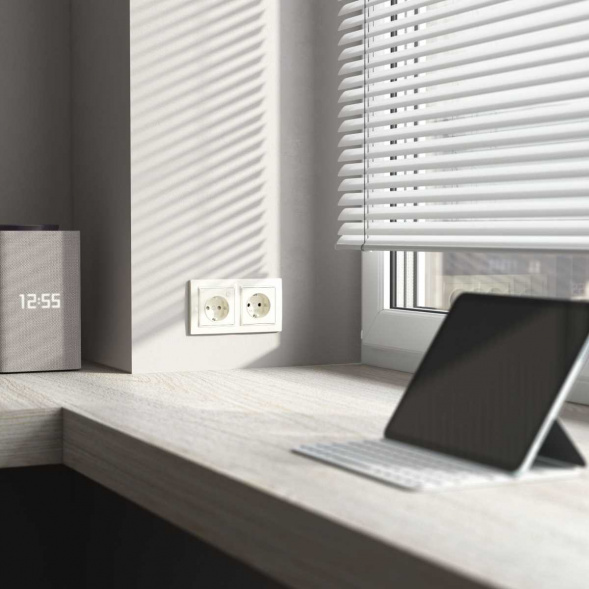 Рамка на 2 поста Werkel Snabb basic белый W0022001 4690389161346