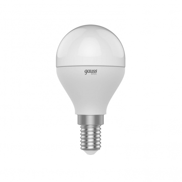 Лампа светодиодная Gauss E14 7,5W 4100К матовая 1053128