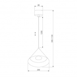 Подвесной светодиодный светильник Elektrostandard Conus 50316 LED a069334
