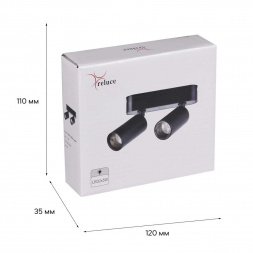 Трековый светодиодный светильник Reluce 13005-9.3-002UR magnetic LED2x5W BK
