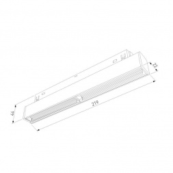 Трековый светодиодный светильник Elektrostandard Slim Magnetic 85008/01 a057196