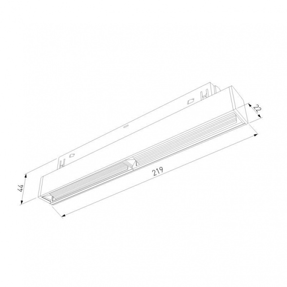 Трековый светодиодный светильник Elektrostandard Slim Magnetic 85008/01 a057196