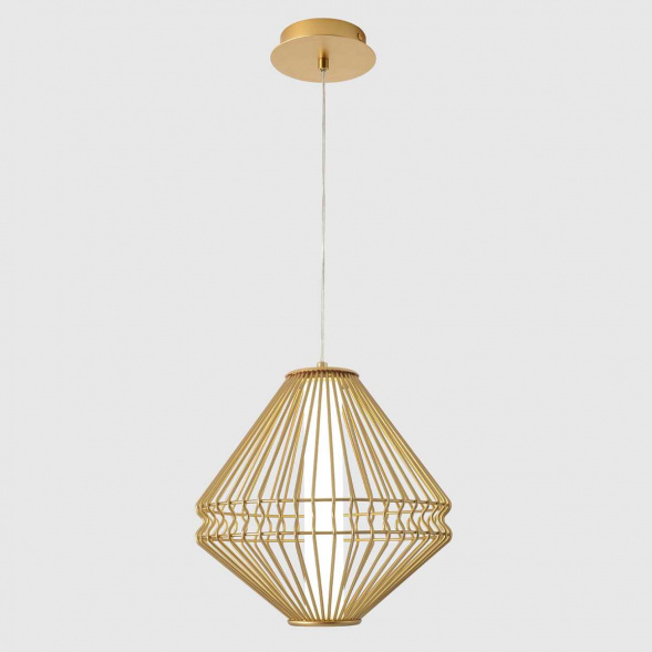 Подвесной светильник Crystal Lux CUADRA SP15W LED GOLD