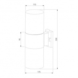Уличный настенный светильник Elektrostandard Roil 35125/D a055636