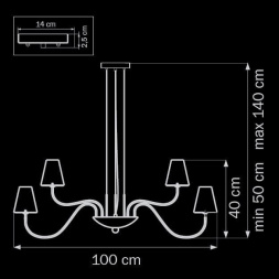 Подвесная люстра Lightstar Diafano 758164