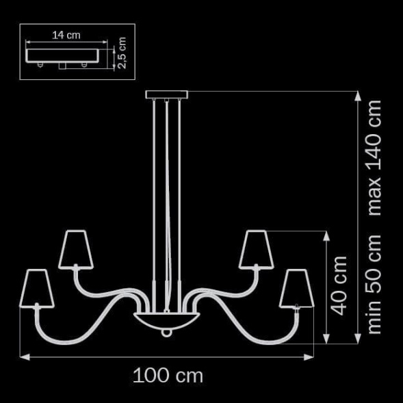 Подвесная люстра Lightstar Diafano 758164