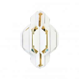 Настенный светильник Lumina Deco Piramid LDW 6021-2 WT+GD