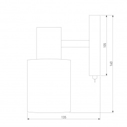 Спот Eurosvet Corso 20089/1 бронза