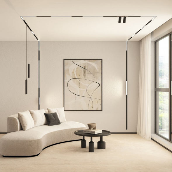 Трековый светильник Denkirs Smart Linear DK8015-BK