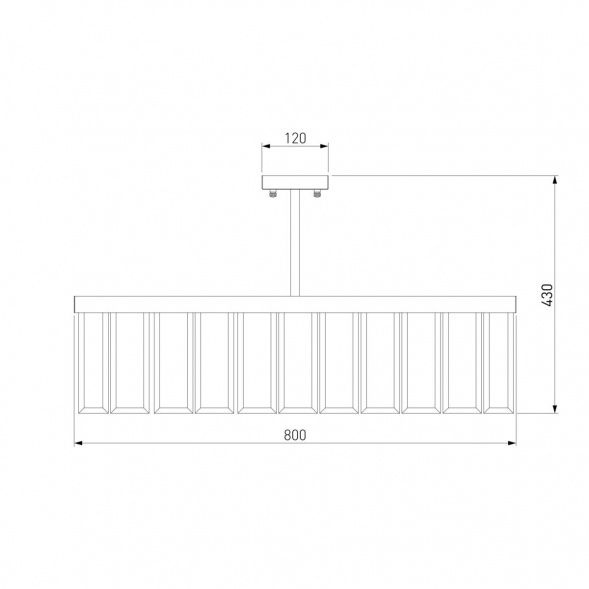 Потолочная люстра Bogates Eclipse 357/8 Smart