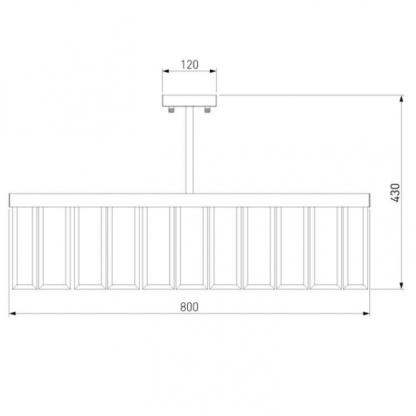 Потолочная люстра Bogates Eclipse 357/8 Smart