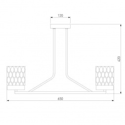 Потолочная люстра Eurosvet Calle 60127/6 хром
