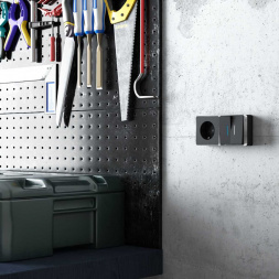 Выключатель двухклавишный Werkel Gallant (черный/хром) W5020135 4690389164224