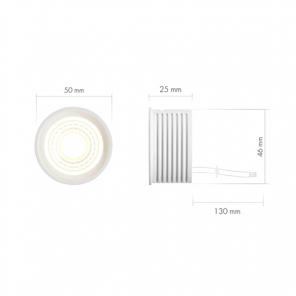 Светодиодный модуль Denkirs Slim LED DK4000-8W dim