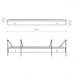 Основание для светильника Nowodvorski Cameleon Canopy D 780 8553
