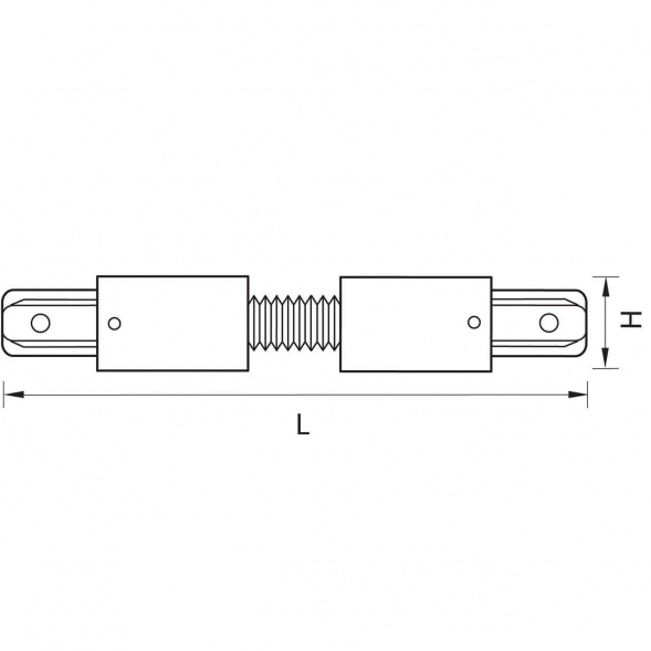Коннектор гибкий Lightstar Barra 501156