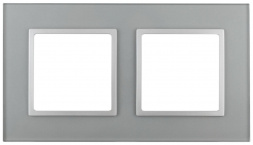 Рамка 2-постовая ЭРА Elegance 14-5102-03 Б0034490