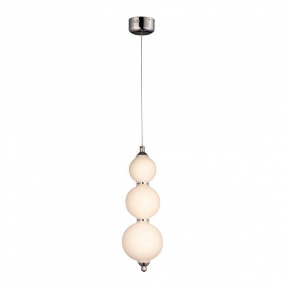 Подвесной светодиодный светильник Lumina Deco Snowman LDP 6834-1 WT+CHR