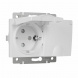 Розетка двойная влагозащищенная с заземлением с защитной крышкой и шторками Werkel белый W1172201 4690389178054