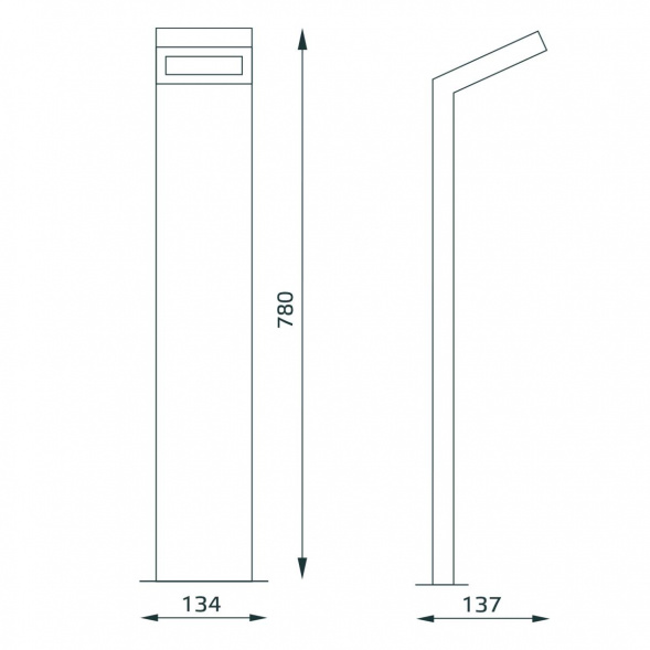 Уличный светодиодный светильник Gauss Electra GD111