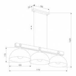 Подвесная люстра TK Lighting 1759 Oslo
