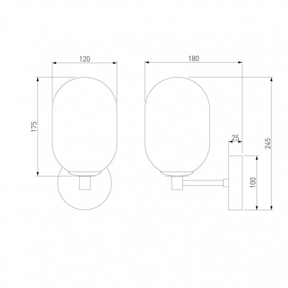 Бра Eurosvet Loona 60161