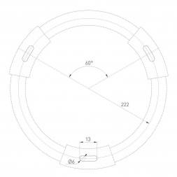 Потолочный светодиодный светильник Arlight IM-Rondo-Emergency-3H-R500-54W Day4000 041070