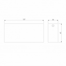 Потолочный светодиодный светильник Elektrostandard Block 25108/LED a066992