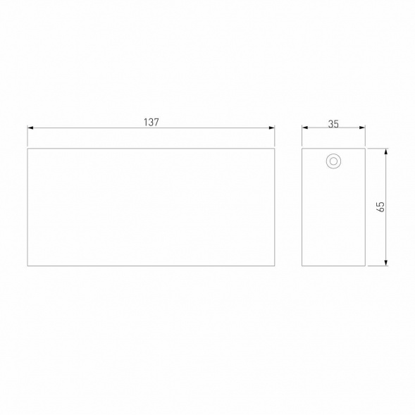 Потолочный светодиодный светильник Elektrostandard Block 25108/LED a066992