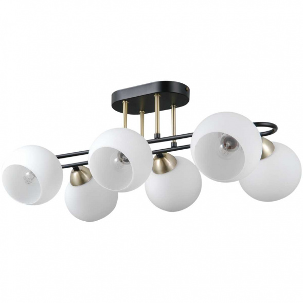 Потолочный светильник ILLUMICO IL0790-6CSQ-25 BK AB TRENTO