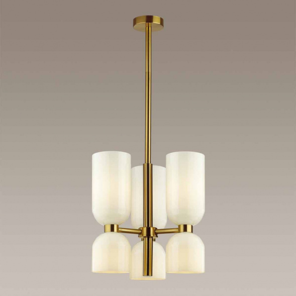 Подвесная люстра Odeon Light Midcent Orinoco 4798/6