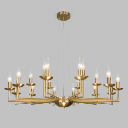 Подвесная люстра Eurosvet Cariso 60150/18 латунь
