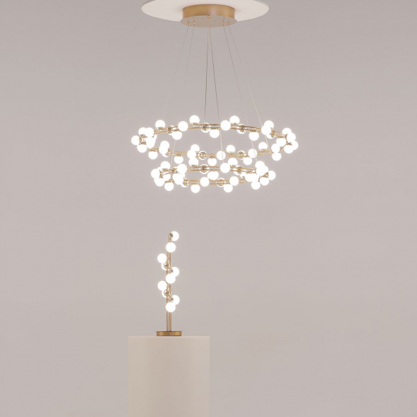 Подвесная светодиодная люстра Maytoni Tessara MOD081PL-L84G3K