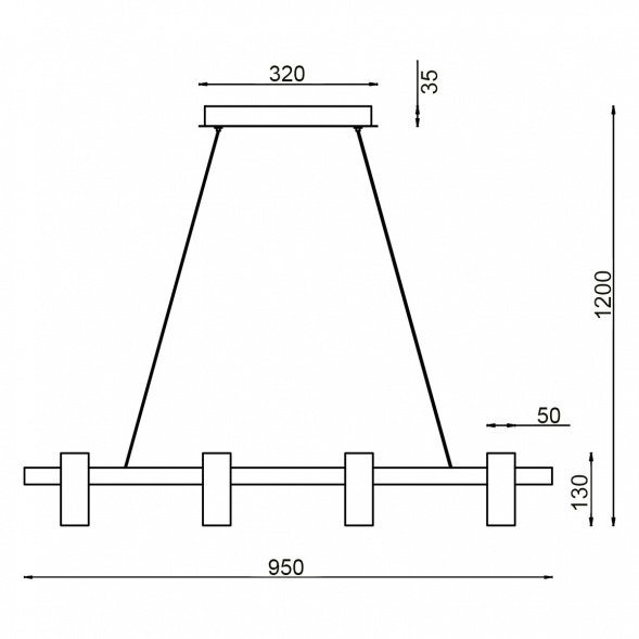 Подвесной светильник Vele Luce Neo VL10021P08