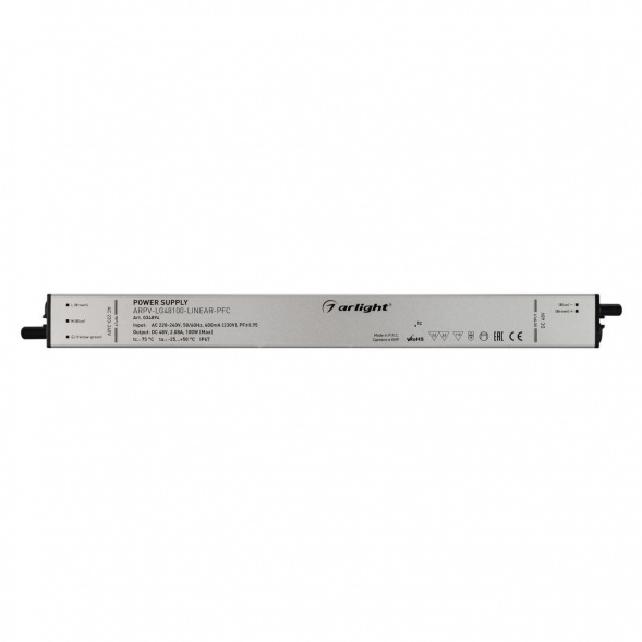 Блок питания Arlight ARPV-LG48100-Linear-PFC 48V 100W IP67 2,08A 034894