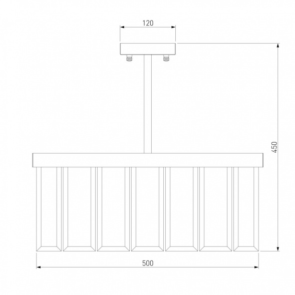 Потолочная люстра Bogates Eclipse 358/5 Smart