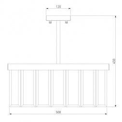 Потолочная люстра Bogates Eclipse 358/5 Smart