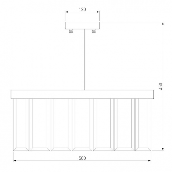 Потолочная люстра Bogates Eclipse 358/5 Smart