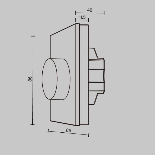Панель управления Maytoni Lighting control 711028