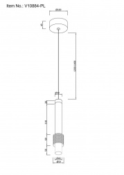 Подвесной светодиодный светильник Moderli Elli V10884-PL