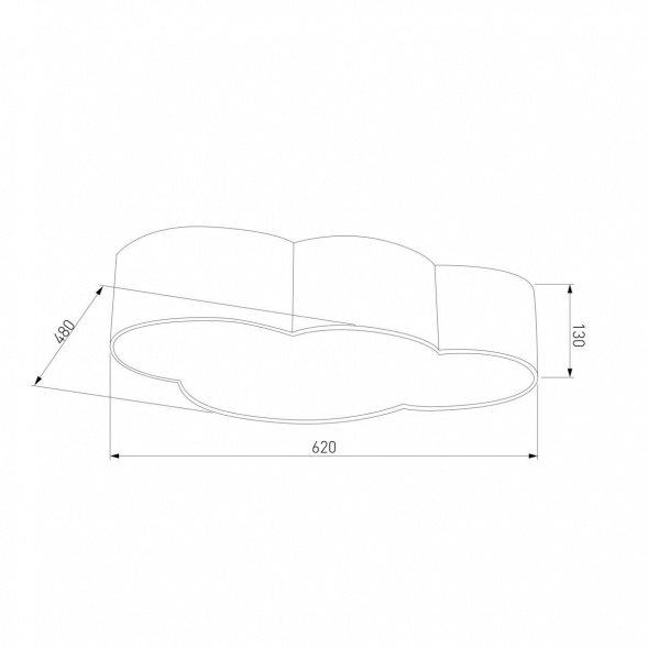 Потолочный светильник TK Lighting 3145 Cloud