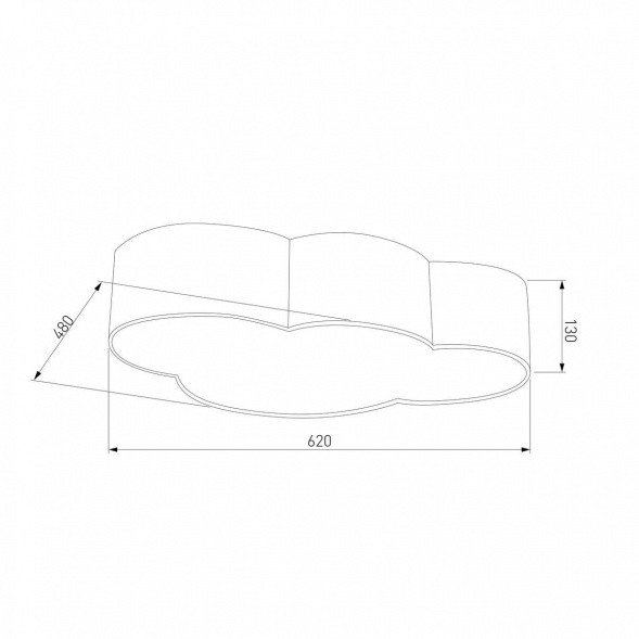 Потолочный светильник TK Lighting 3145 Cloud