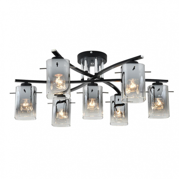 Потолочная люстра Escada Iberis 1101/7P Black