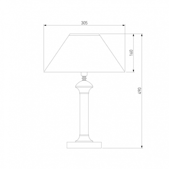 Настольная лампа Eurosvet 008/1T RDM